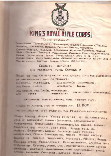 The Kings Royal Rifle Corps The Kings Royal Rifle Corps Celer et Audax - photo 6