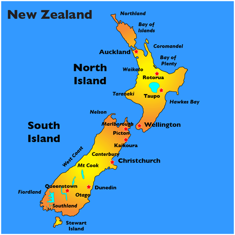 Map of New Zealand Introduction What I love about New Zealand is that even - photo 4