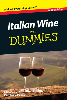 Ed McCarthy Italian Wine for Dummies