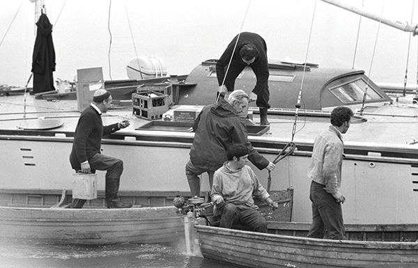 Donald Crowhurst is taken to the boat for departure accompanied for the last - photo 21