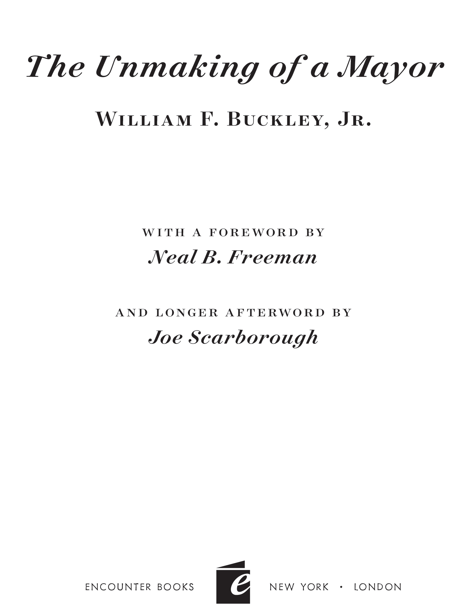 1966 by William F Buckley Jr First edition published in 1966 by Viking Press - photo 11