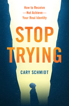 Cary Schmidt - Stop Trying: How to Receive—Not Achieve—Your Real Identity