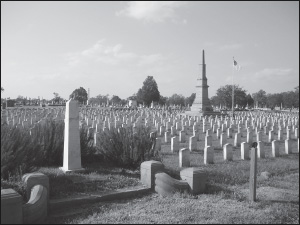 The Confederate Rest monument surrounded by 1100 graves is a centerpiece of - photo 11