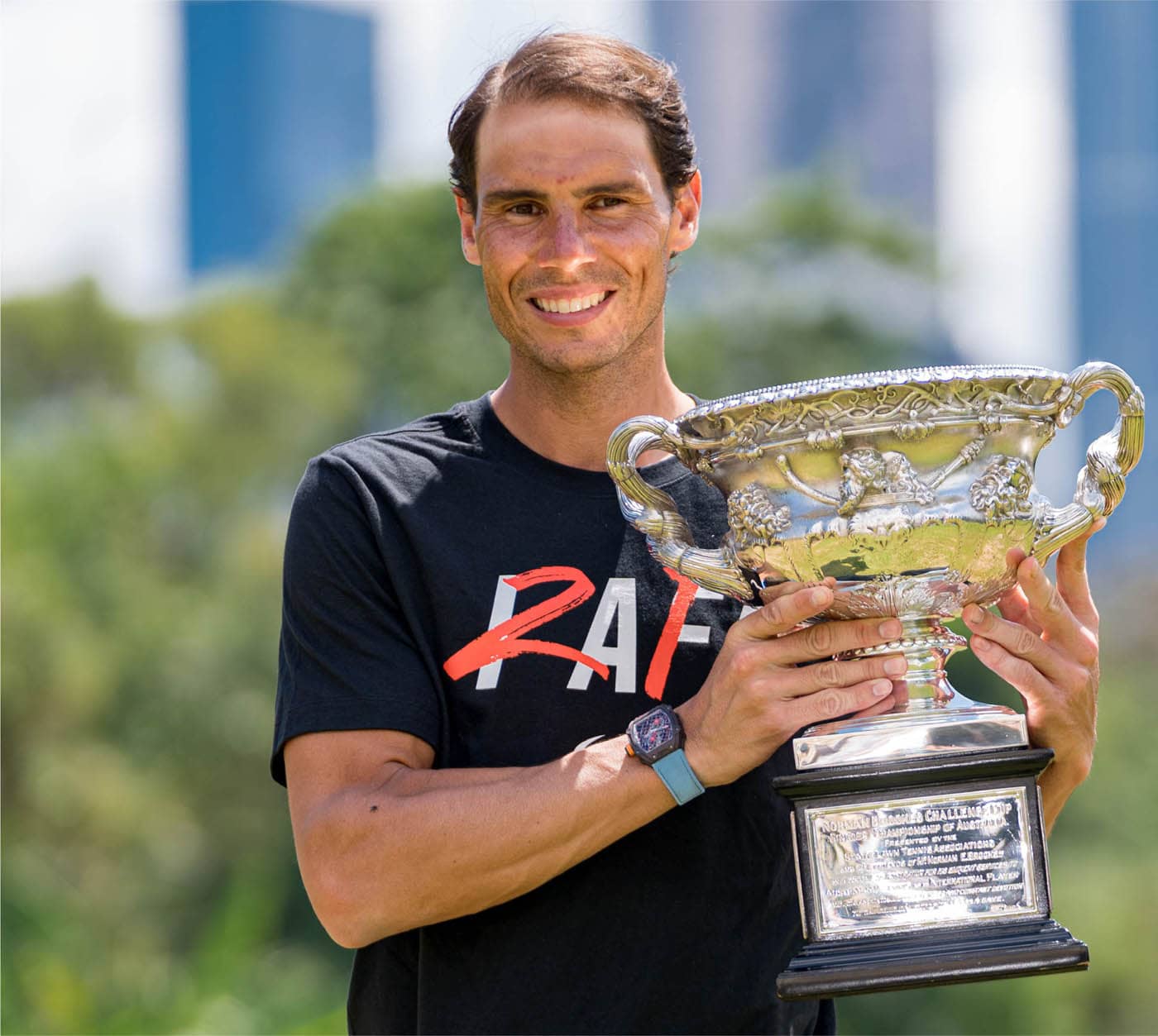 Rafa after his win at the Australian Open in 2022 Its true that I went - photo 13