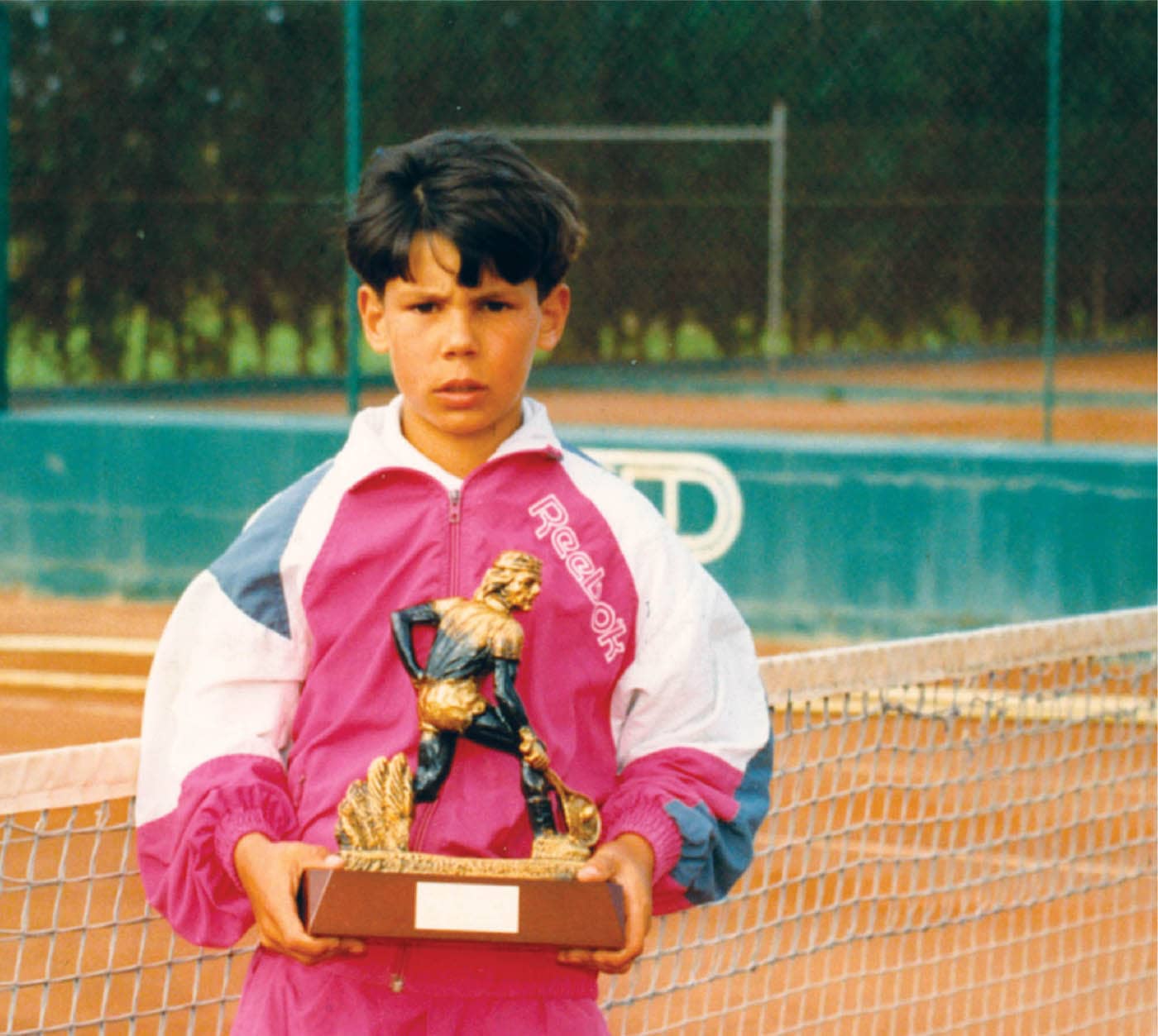 Young Rafa with a trophy he won at Club Tenis Manacor I n the old days - photo 16