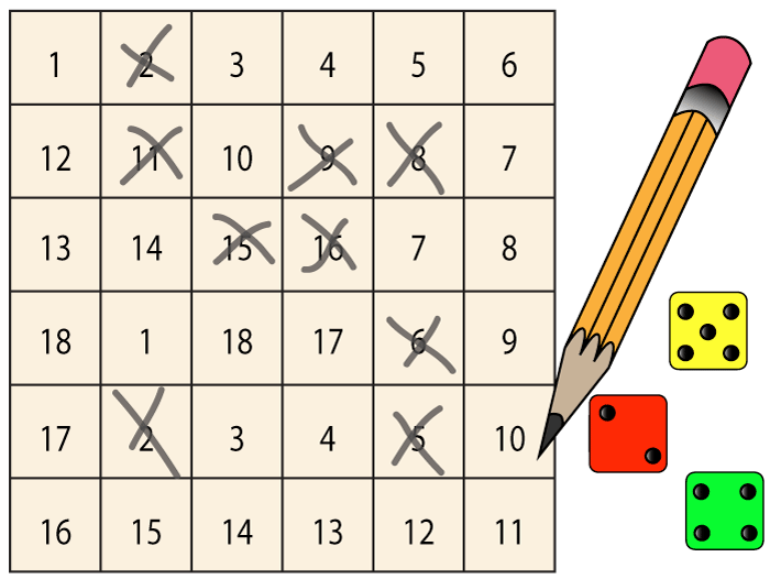 Set-Up You can print the Tiguous game board from the Number Game Printables - photo 3