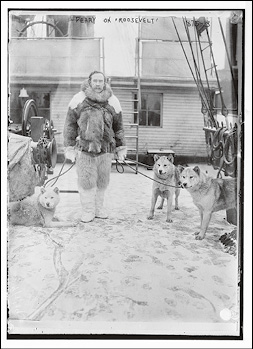 Peary with dogs on deck of Roosevelt Being at high altitudes under adverse - photo 4