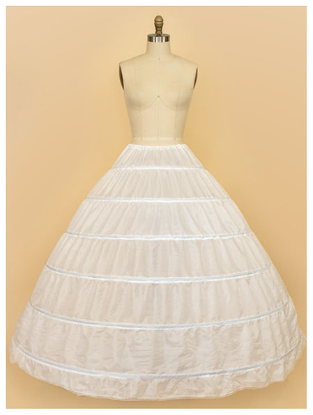 PETTICOATCRINOLINE Underskirts often worn over hoop skirts but sometimes by - photo 10