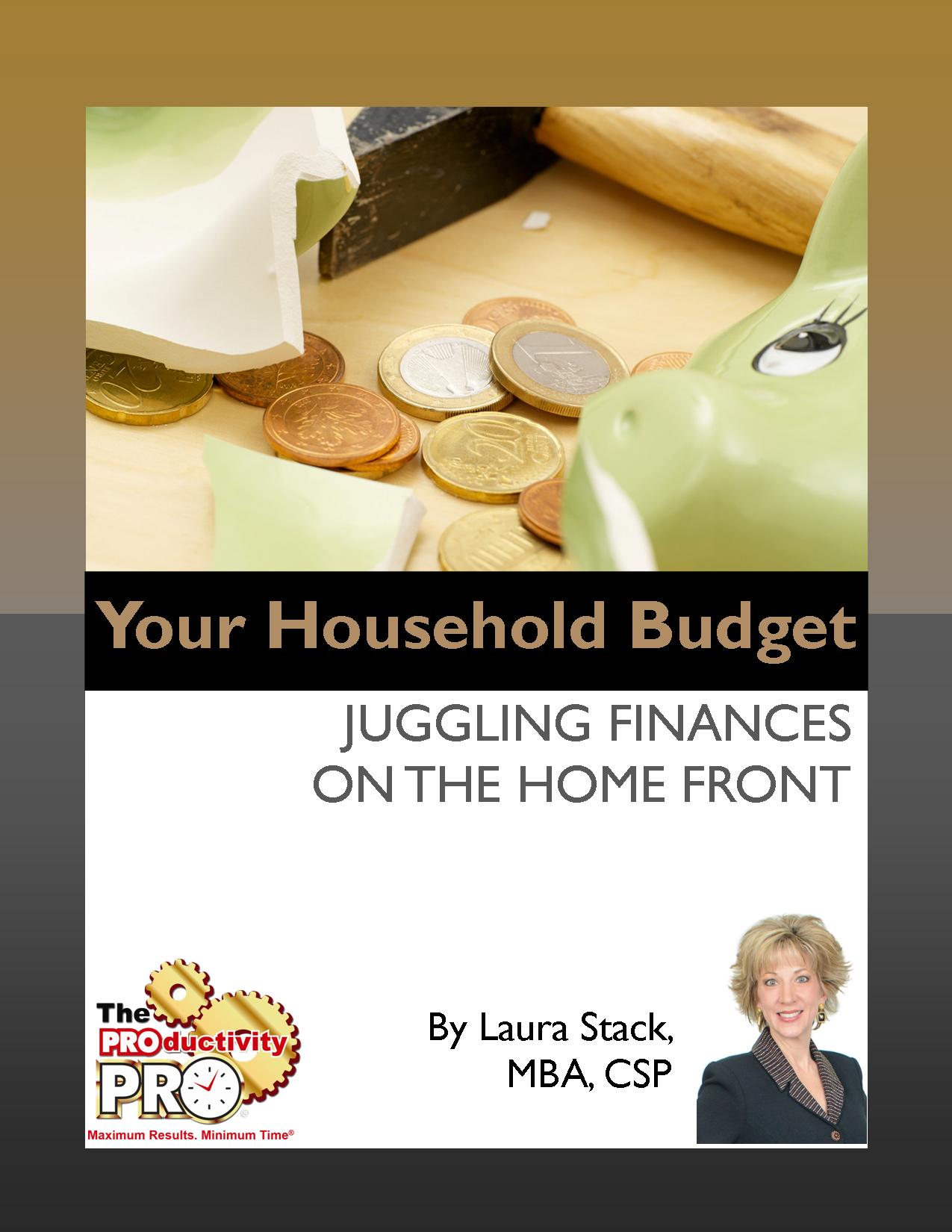 Table of Contents Your Household Budget Juggling Finances on the Home - photo 1