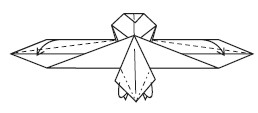 Narrow the wings by folding down the indicated edges left and right Narrow - photo 18