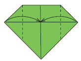 Fold in the left and right corners to meet at the center Turn over left - photo 19