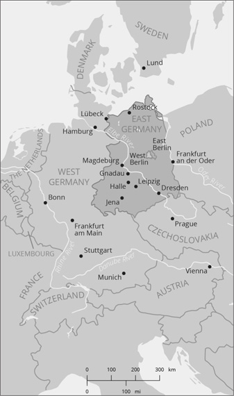 East Germany and neighboring nations ca 1952 Map by Julie Witmer Contents - photo 2