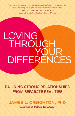 James L. Creighton - Loving through Your Differences: Building Strong Relationships from Separate Realities