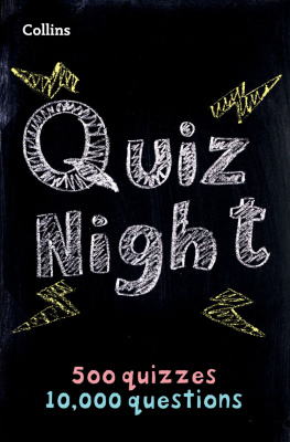 Collins Puzzles - Collins Quiz Night: 10,000 original questions in 500 quizzes