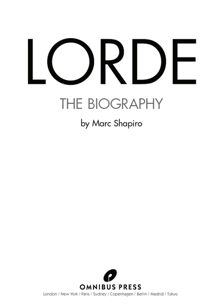 Copyright 2014 Marc Shapiro This edition published in 2014 by Omnibus Press A - photo 2
