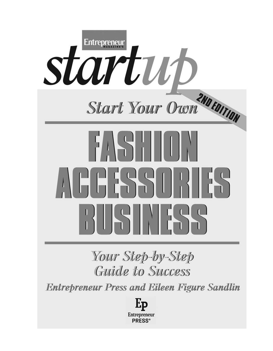 Table of Contents Additional titles in Entrepreneurs Startup Series Start - photo 2