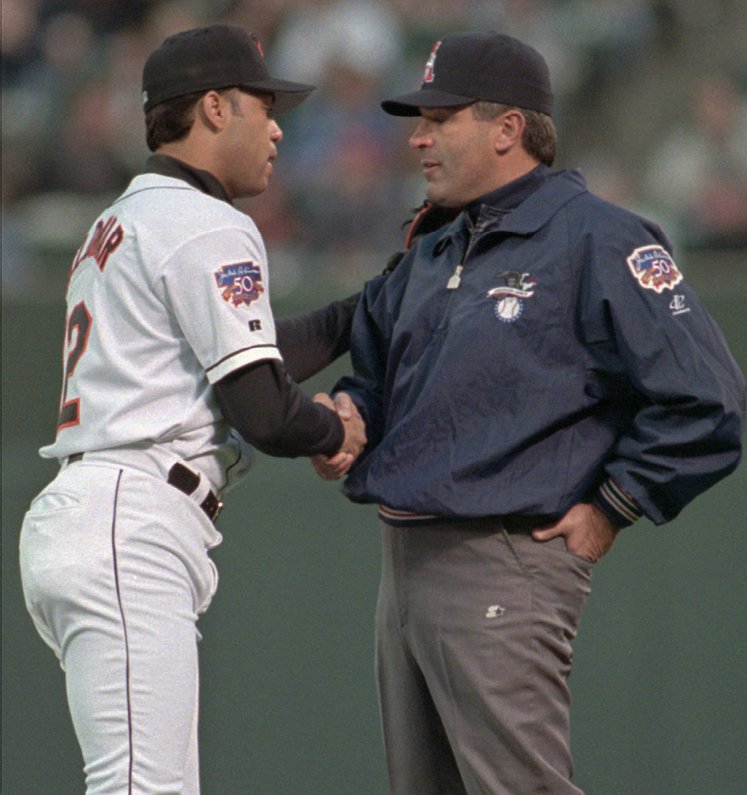 After the infamous spitting incident of 1996 Orioles second baseman Roberto - photo 15