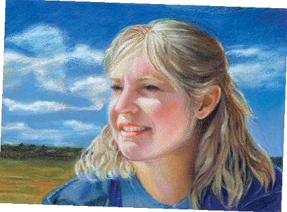 MARYLOU by Ann Kullberg 5 7 13cm 18cm colored pencil on pastelbord - photo 6