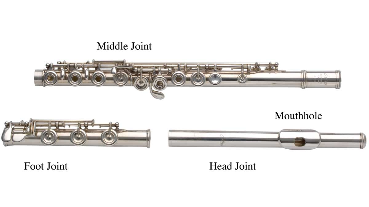 Make sure your flute has all the parts shown in this photo and that there are - photo 11