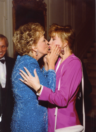 A kiss for luck 1988 One of my favorite pictures of Mom during one of our - photo 3