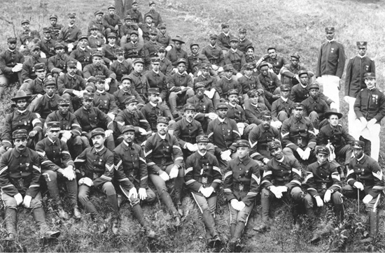 US Army Eighth Illinois Volunteer Regiment ca 1899 Library of Congress - photo 1