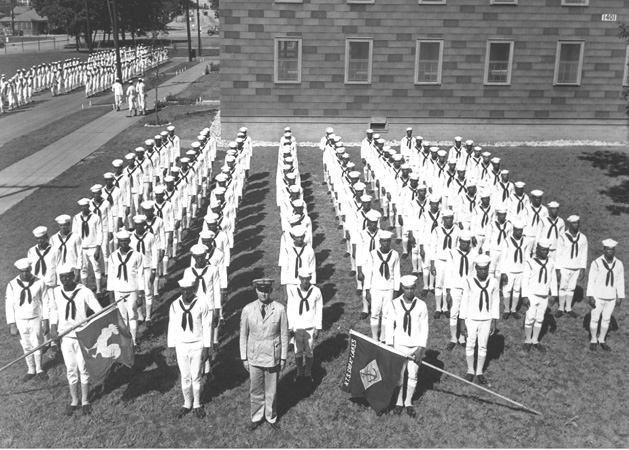 An African American recruit unit at Naval Training School Great Lakes - photo 5