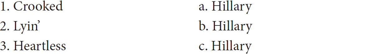 Give yourself an A Fill in the blanks One of Mr Trumps toughest opponents - photo 3