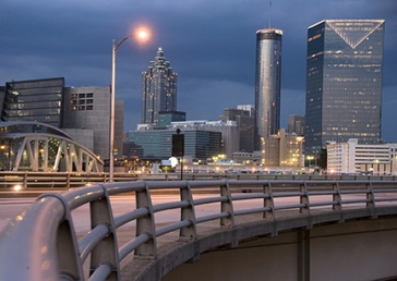 A TLANTA IS UNIQUE IN that it has 3 separate skylines Downtown Midtown and - photo 17