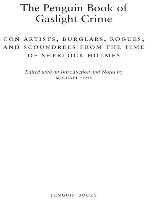 Table of Contents penguinCLASSICS THE PENGUIN BOOK OF GASLIGHT CRIME MICHAEL - photo 1