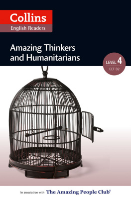 Katerina Mestheneou Amazing Thinkers & Humanitarians: B2 (Collins Amazing People ELT Readers)