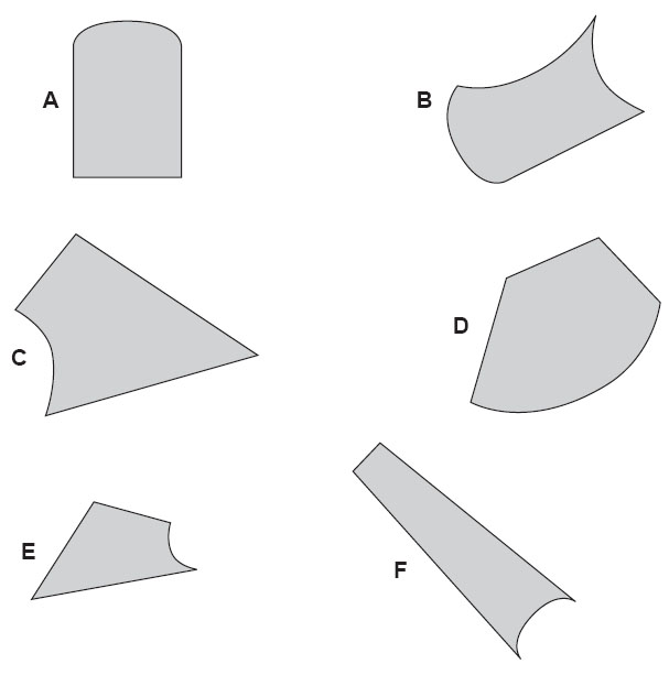 Solution B It has three curved sides the others have only one Example In - photo 6