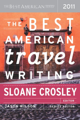 Sloane Crosley The Best American Travel Writing 2011