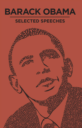 Barack Obama - Barack Obama Selected Speeches