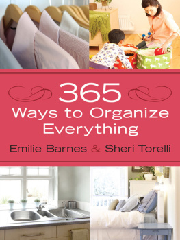 Emilie Barnes 365 Ways to Organize Everything