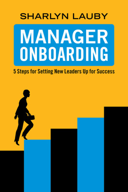 Sharlyn Lauby Manager Onboarding: 5 Steps for Setting New Leaders Up for Success
