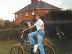 Posing with my BMX aged 12 in our garden in 1992 This back garden was also - photo 3