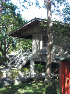 My wooden hut at the Arecibo radio telescope where I had the ahem incident - photo 17