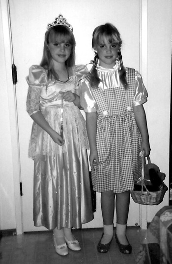 Diana as Glinda the Good Witch and Julia as Dorothy Halloween 1997 This was - photo 4