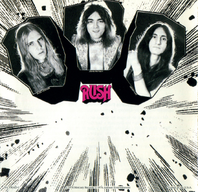 John Rutsey seen here in the centre would appear solely on the bands 1974 - photo 4