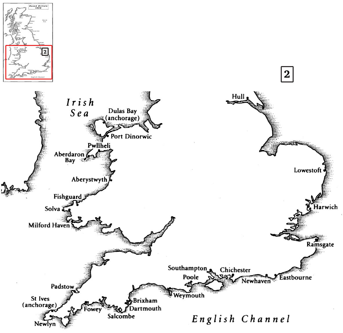 Round Britain 1995 Transatlantic routes - photo 5