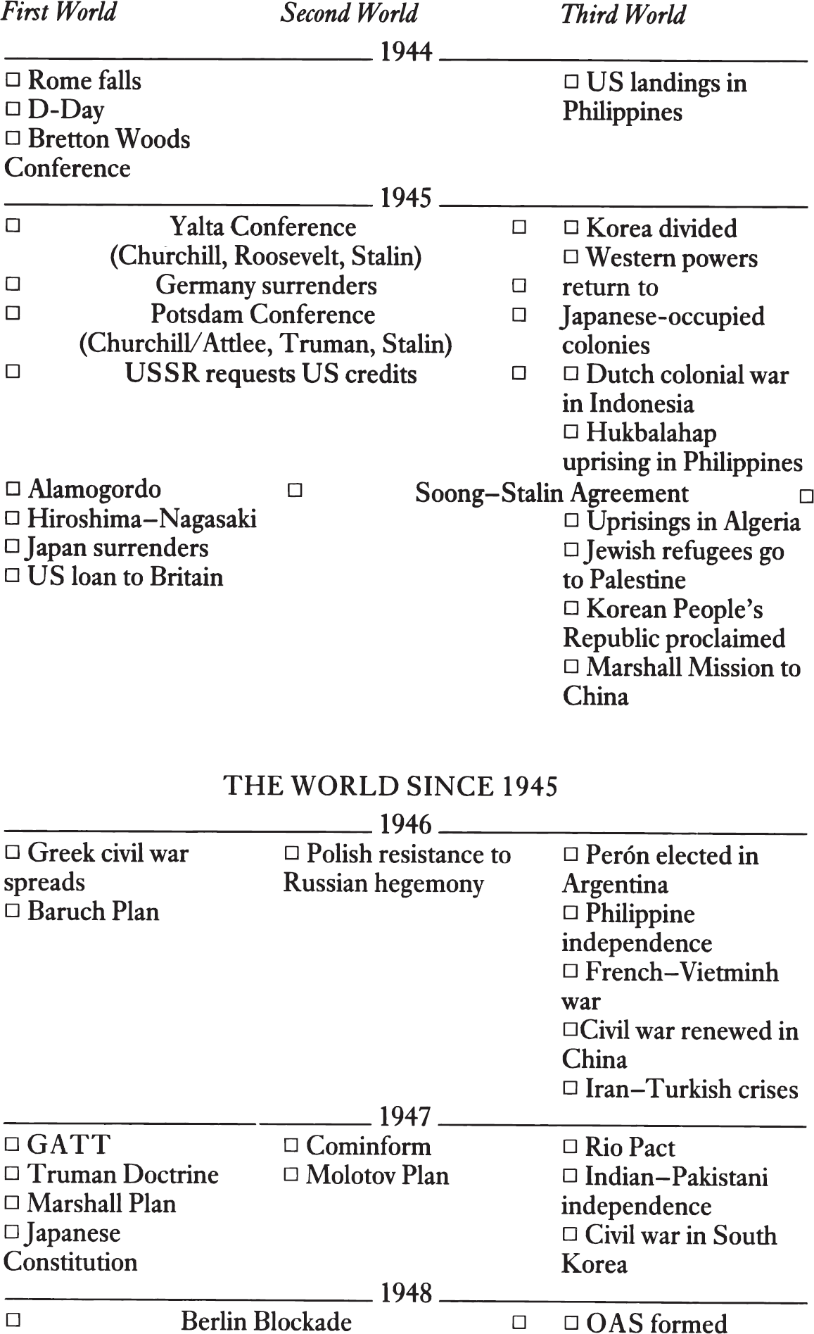 The World Since 1945 - photo 2