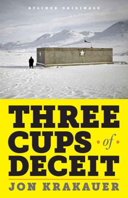 Jon Krakauer Three Cups of Deceit