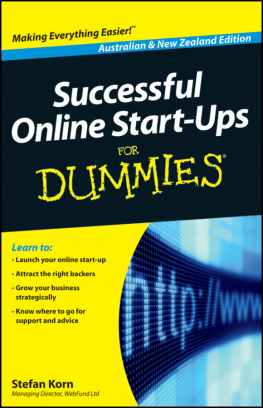 Stefan Korn - Successful Online Start-Ups For Dummies