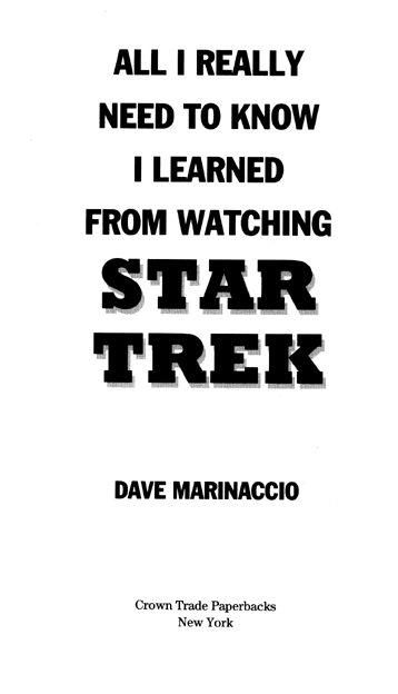 Copyright 1994 by Dave Marinaccio All rights reserved No part of this book may - photo 2