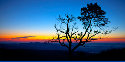 The sun rising up over the Virginia Piedmont Owen Byrne Shenandoah National - photo 1