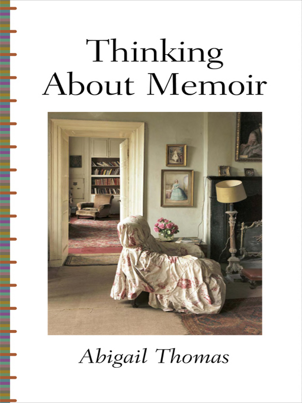 Thinking About Memoir - image 1