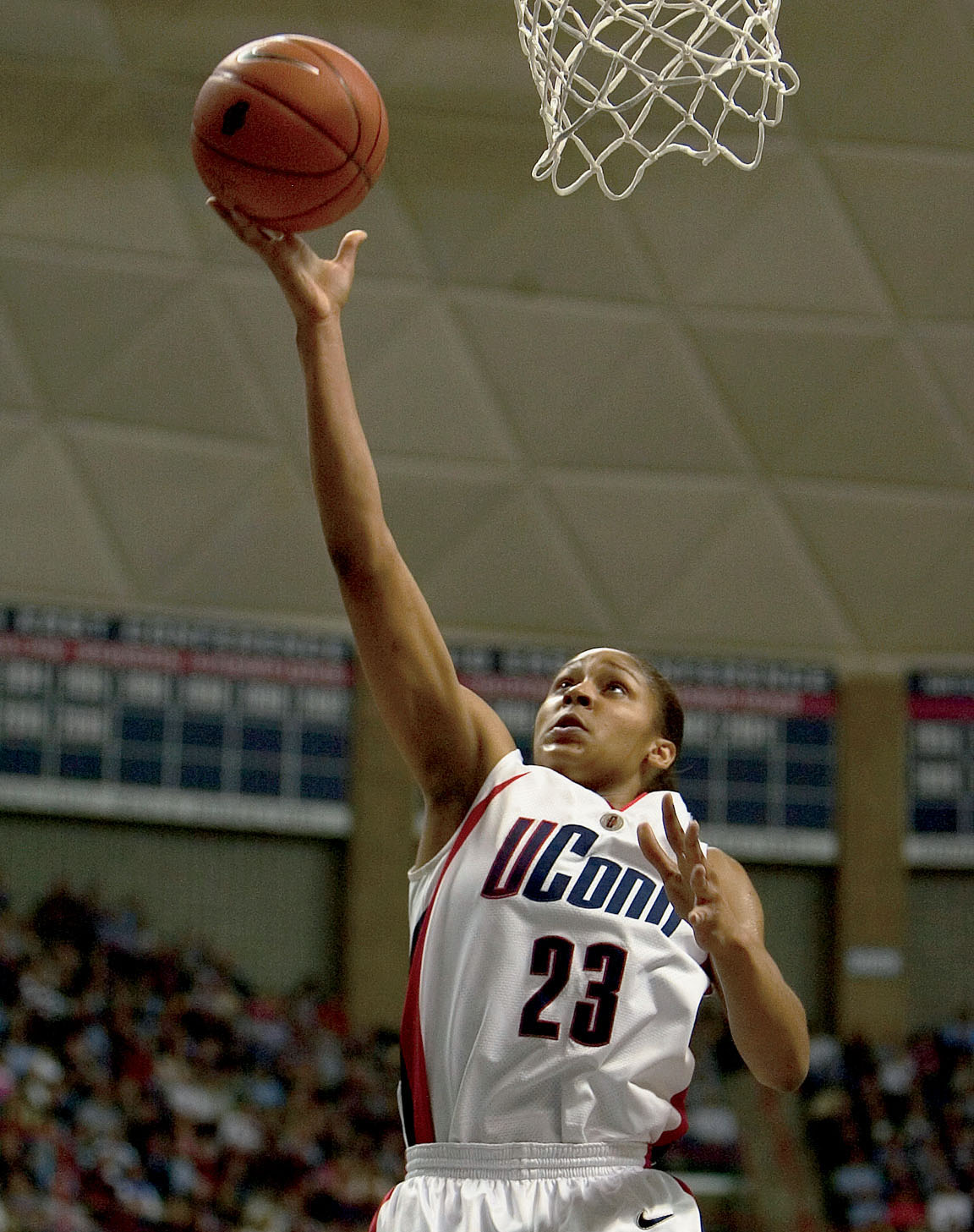 Maya takes a shot during her first season of play at UConn Maya arrived ready - photo 8