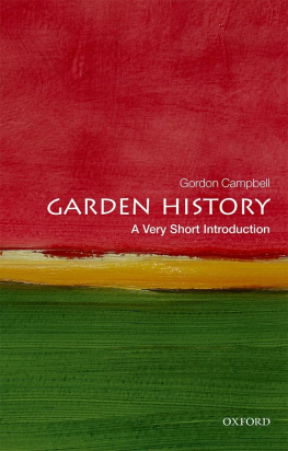 Gordon Campbell - Garden History: A Very Short Introduction