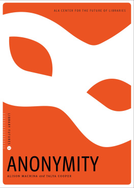 Alison Macrina - Anonymity