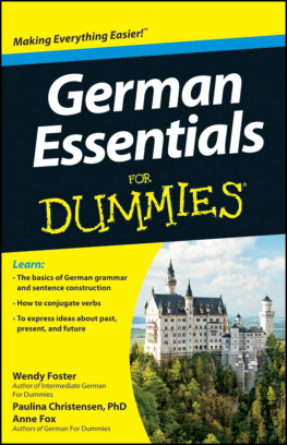 Wendy Foster German Essentials for Dummies